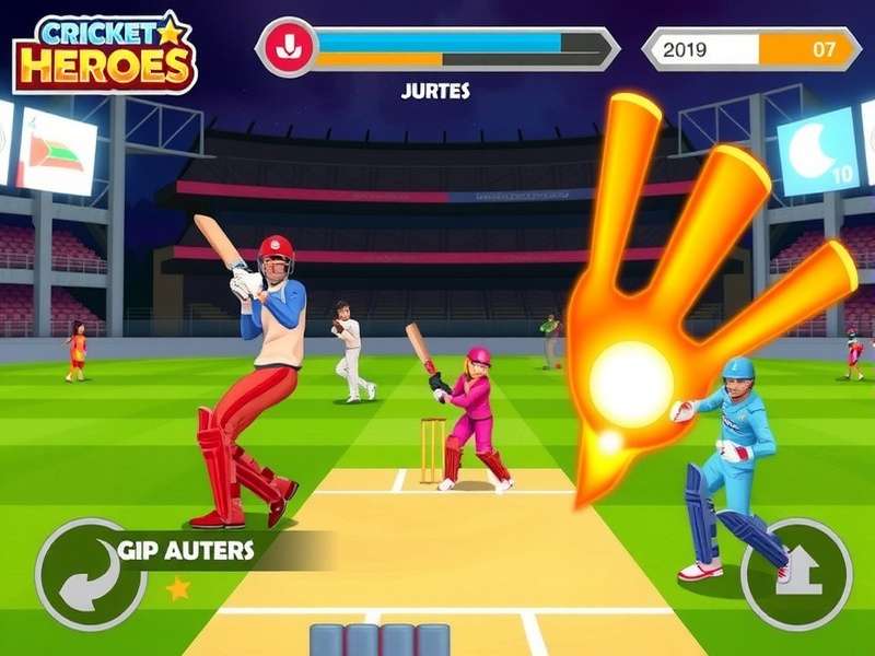 Super Stars Cricket Heroes gameplay screenshot